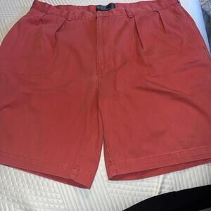 Vintage Size 42 Polo Ralph‎ Lauren Tyler Chino Golf Shorts Mens  Muted Red